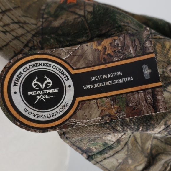 REALTREE Grizzley Snapback Vitronic 8314 Hat Camo/Flag NWT - Picture 2 of 7